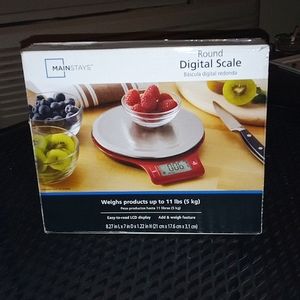 Round Digital Scale